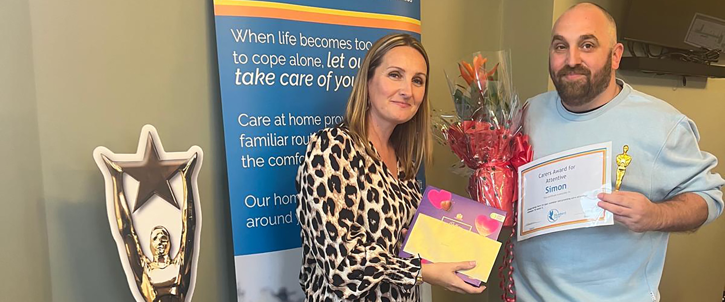 Simon Wins Attentive Care Award for Outstanding Live-In Care