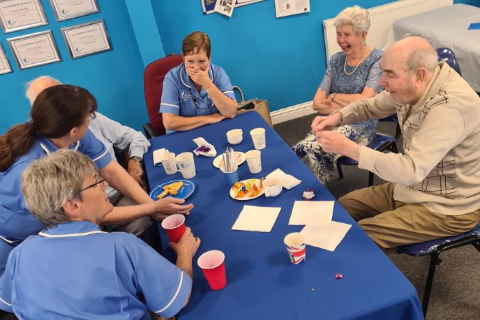 Bluebird Care care assistants and customers celebrate the Platinum Jubilee